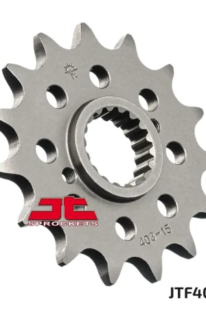 JT SPROCKETS - FRONT STEEL 15T, 520 - Sprockets - Hoge kwaliteit Gratis Verzending